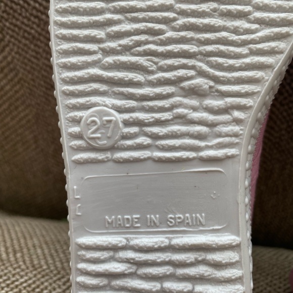 Mini Boden Canvas Laceless Pull On Sneaker. Light Pink, Size EU 27 (US 10). - Picture 10 of 11